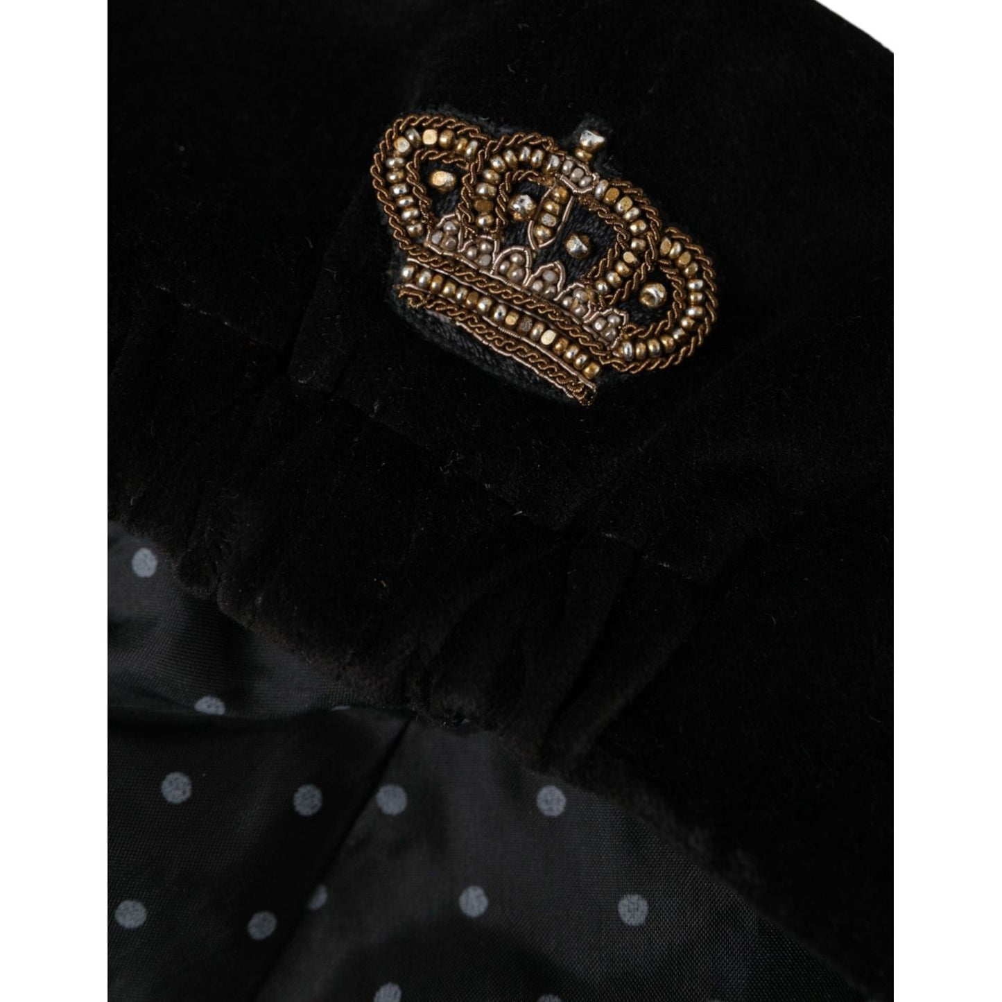 Dolce & Gabbana Black Crown Cotton Newsboy Hat Men Dolce & Gabbana Black