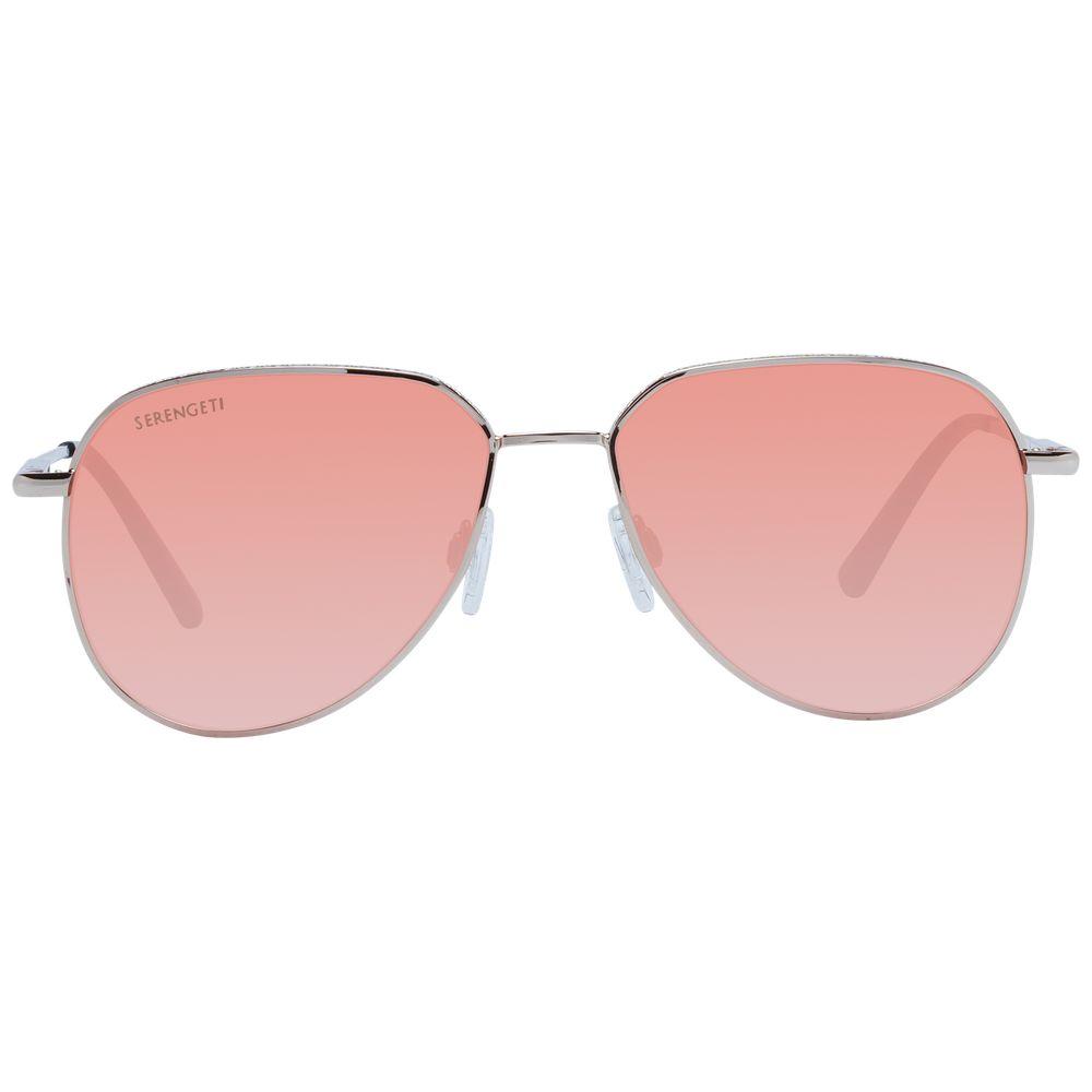Serengeti Rose Gold Unisex Sunglasses Serengeti Tan