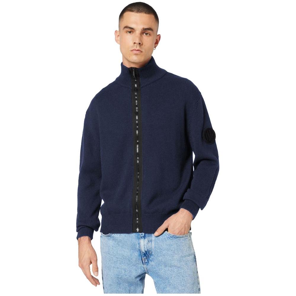 La Martina Blue Cotton Sweater La Martina Dark Slate Gray