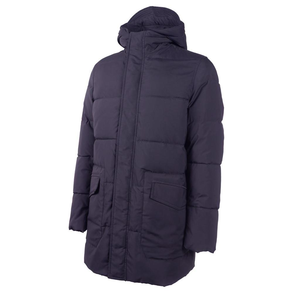Emilio Romanelli Blue Polyester Men's Jacket Emilio Romanelli Dark Slate Gray