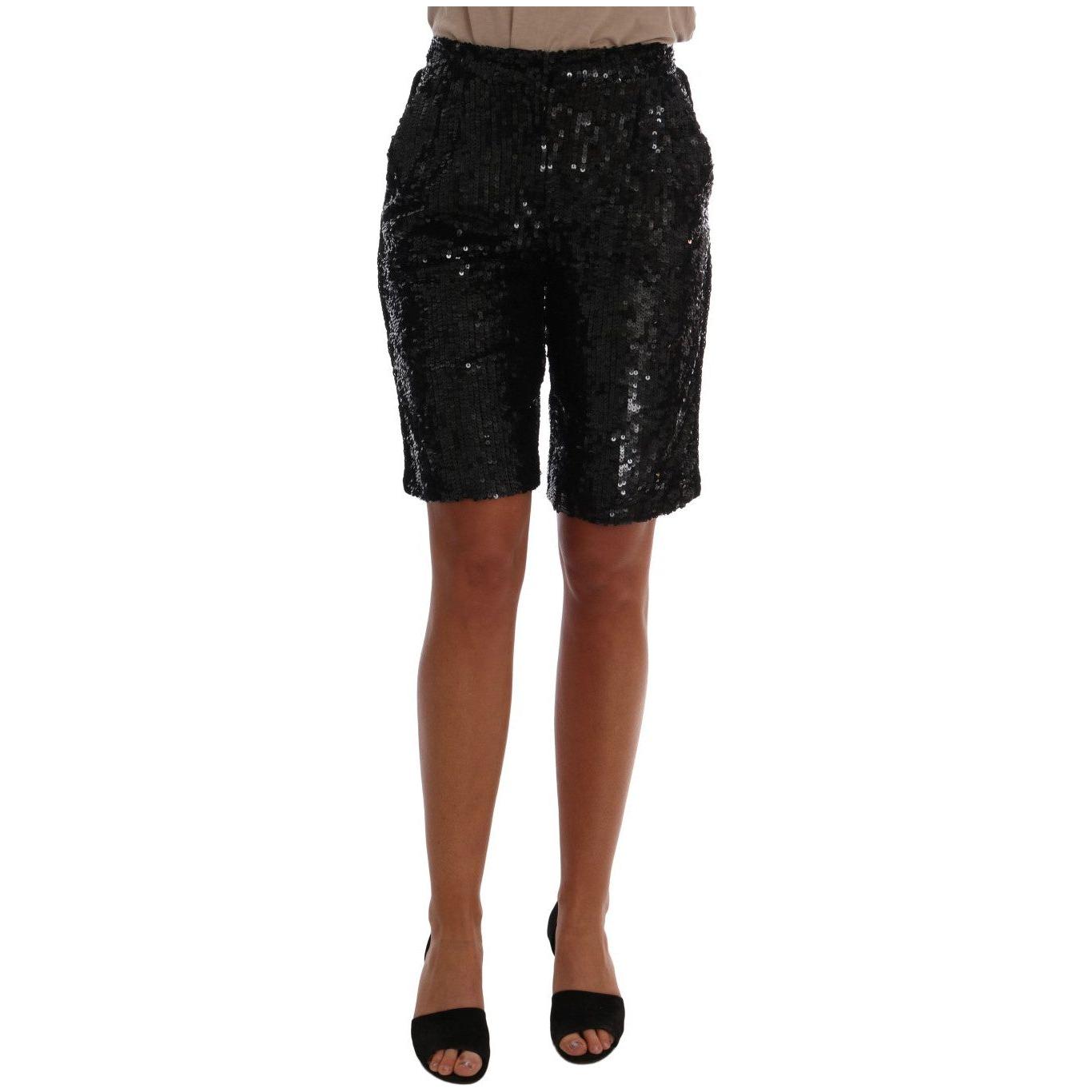 Dolce & Gabbana Elegant Bermuda Tailored Shorts Dolce & Gabbana Black