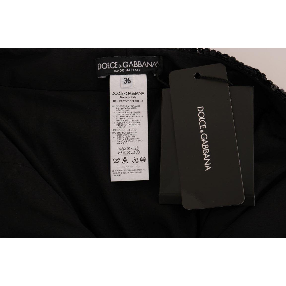 Dolce & Gabbana Elegant Bermuda Tailored Shorts Dolce & Gabbana Black