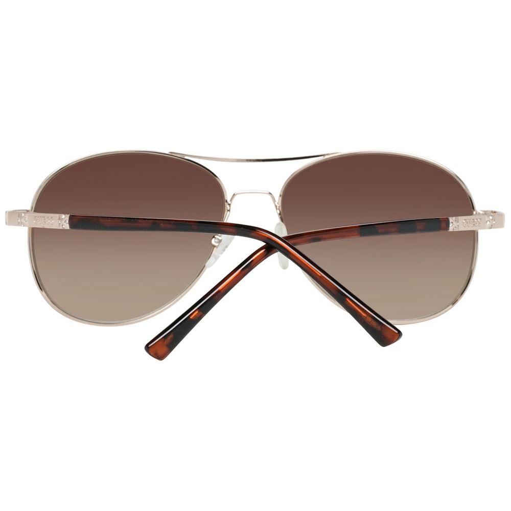 Guess Gold Women Sunglasses Guess Dim Gray