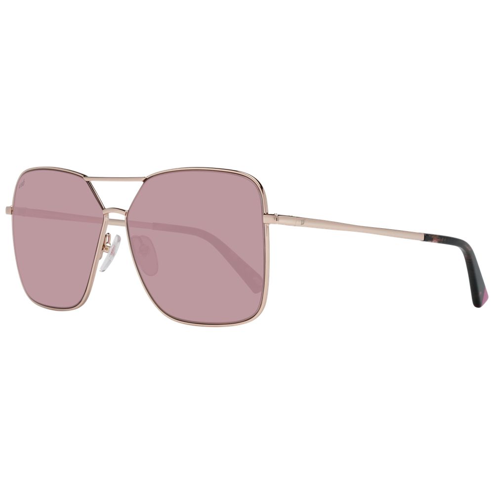 Web Rose Gold Women Sunglasses Web Rosy Brown