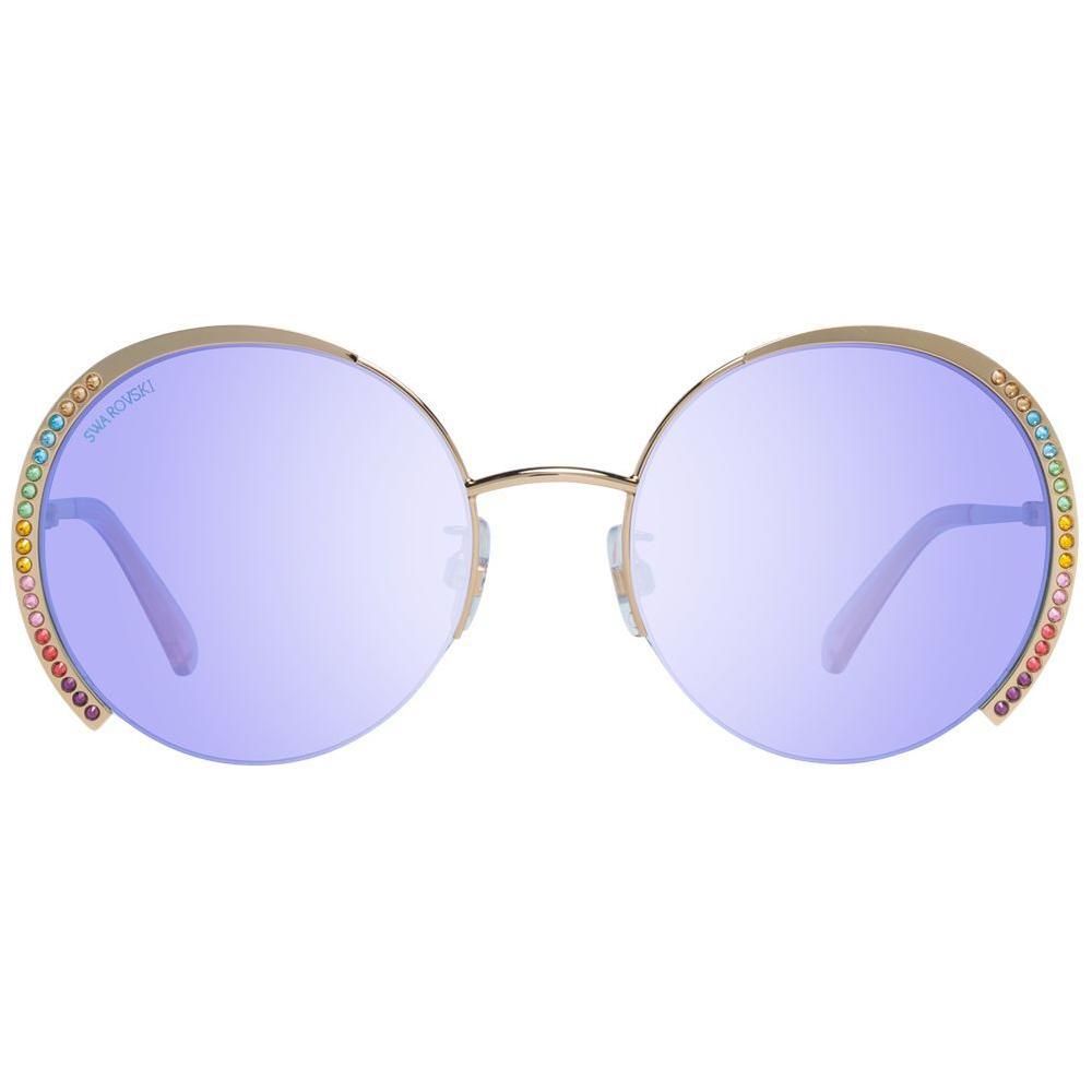Swarovski Gold Women Sunglass