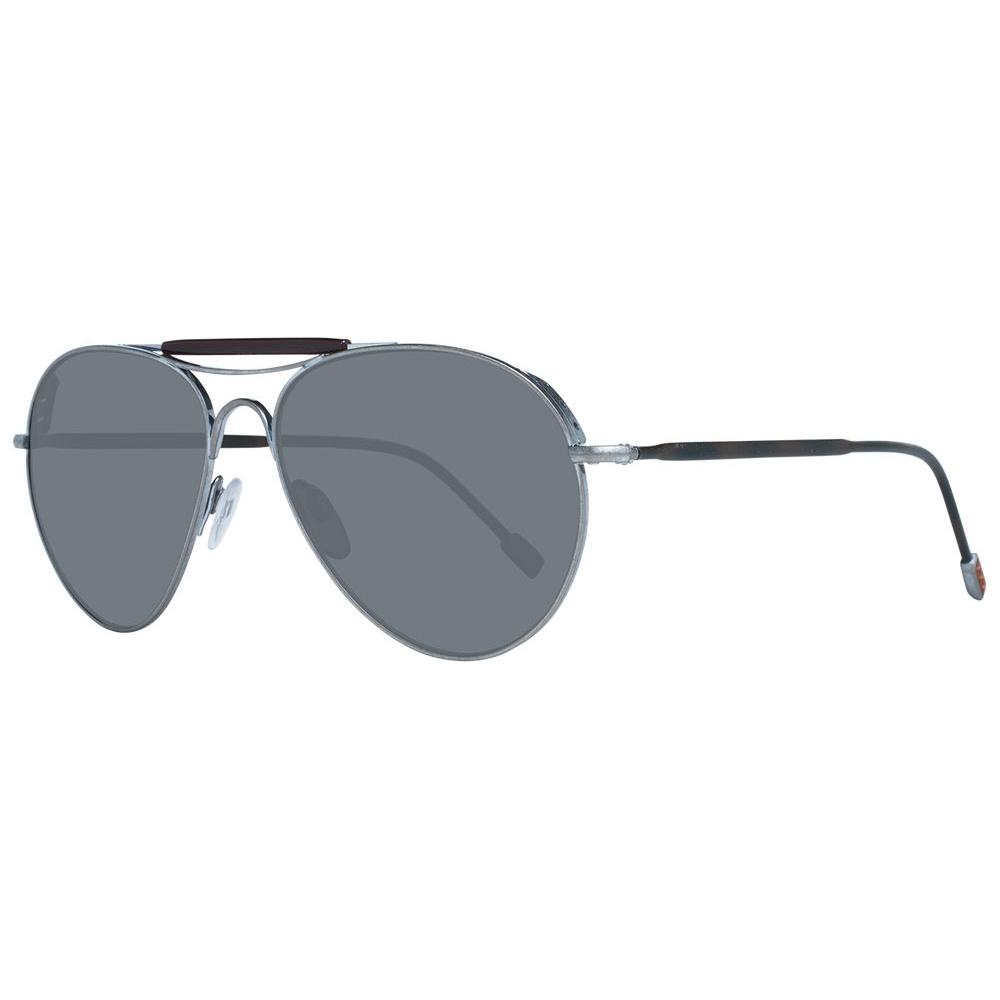 Ermenegildo Zegna Gold Men Sunglasses Ermenegildo Zegna Slate Gray