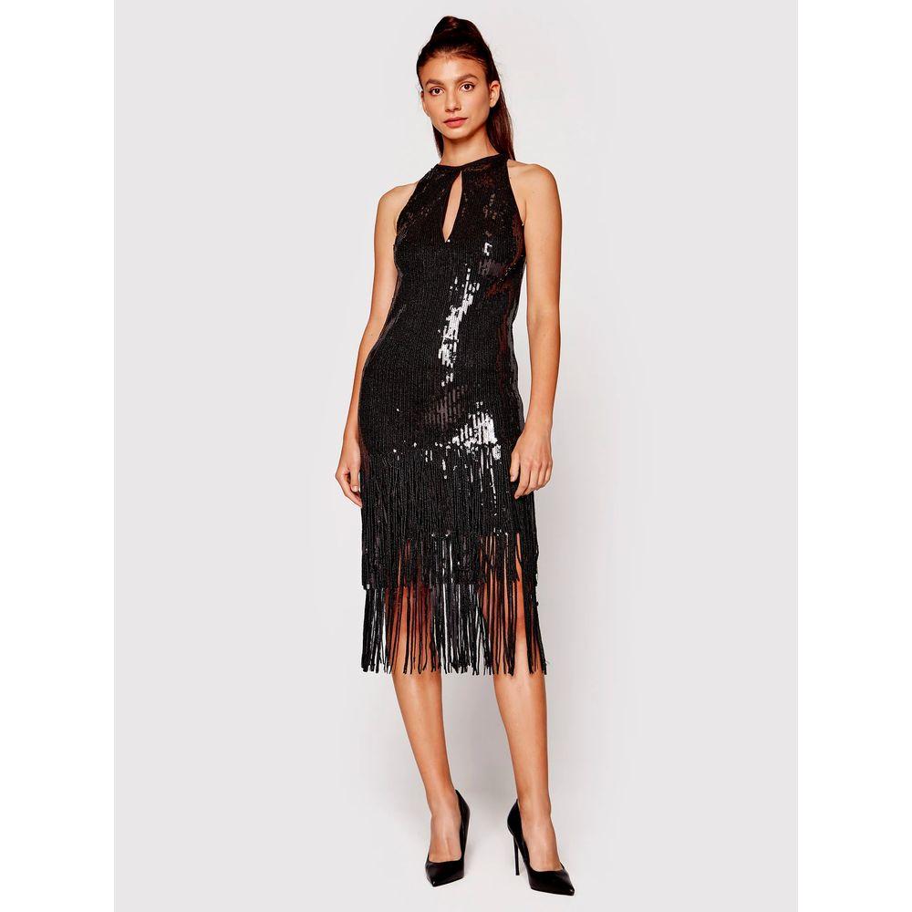 PINKO Black Polyester Dress PINKO Misty Rose