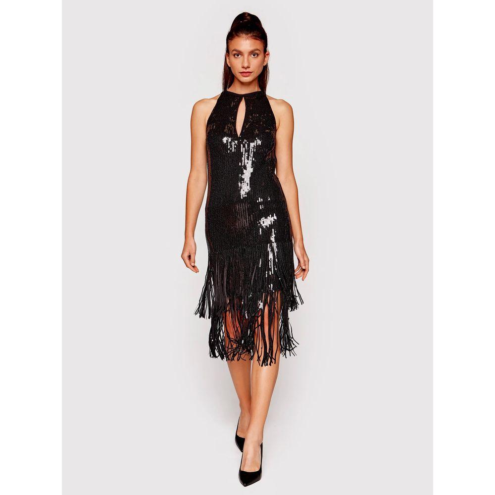 PINKO Black Polyester Dress PINKO Lavender