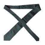 Dolce & Gabbana Green Silk Branded Logo Adjustable Men Tie Dolce & Gabbana Dark Slate Gray