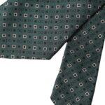 Dolce & Gabbana Green Silk Branded Logo Adjustable Men Tie Dolce & Gabbana Dark Slate Gray