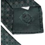 Dolce & Gabbana Green Silk Branded Logo Adjustable Men Tie Dolce & Gabbana Dark Slate Gray