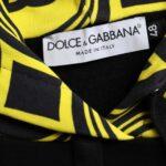 Dolce & Gabbana Black Logo Cotton Hooded Sweatshirt Sweater Dolce & Gabbana Black