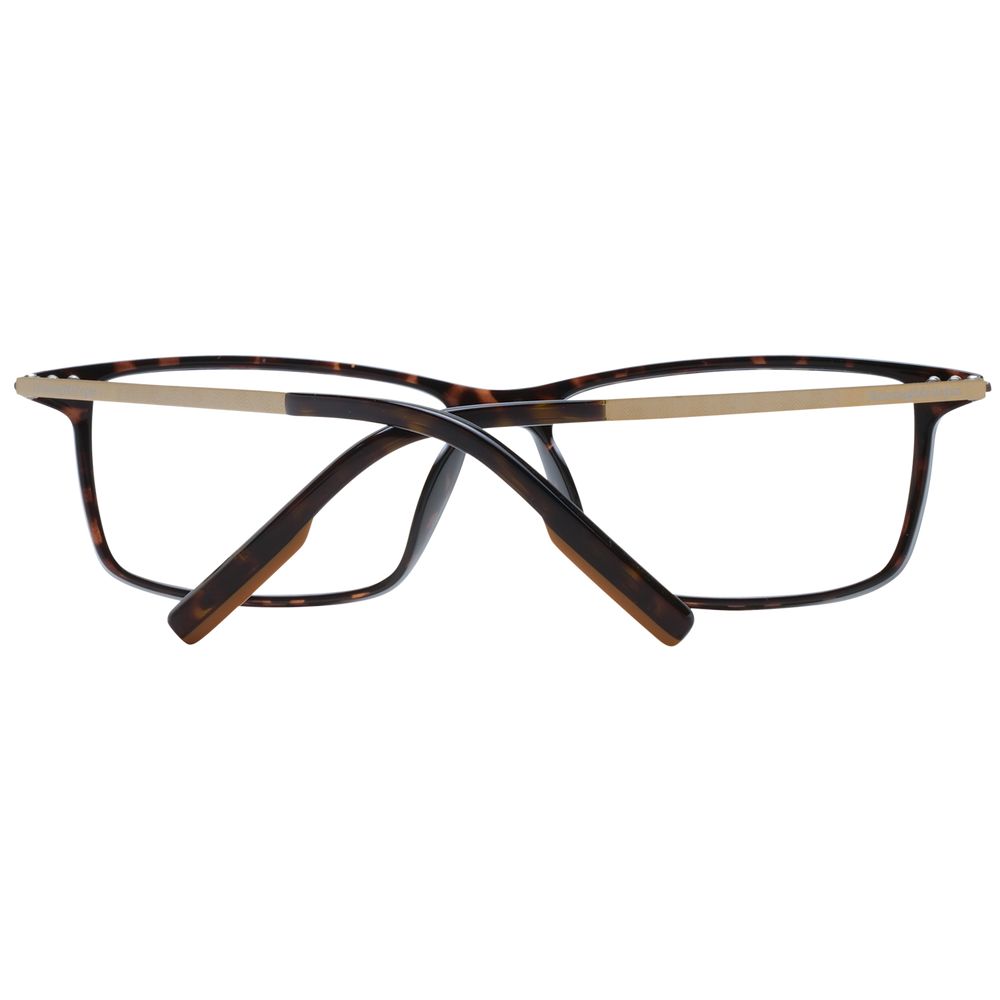 Ermenegildo Zegna Brown Men Glasses Frame