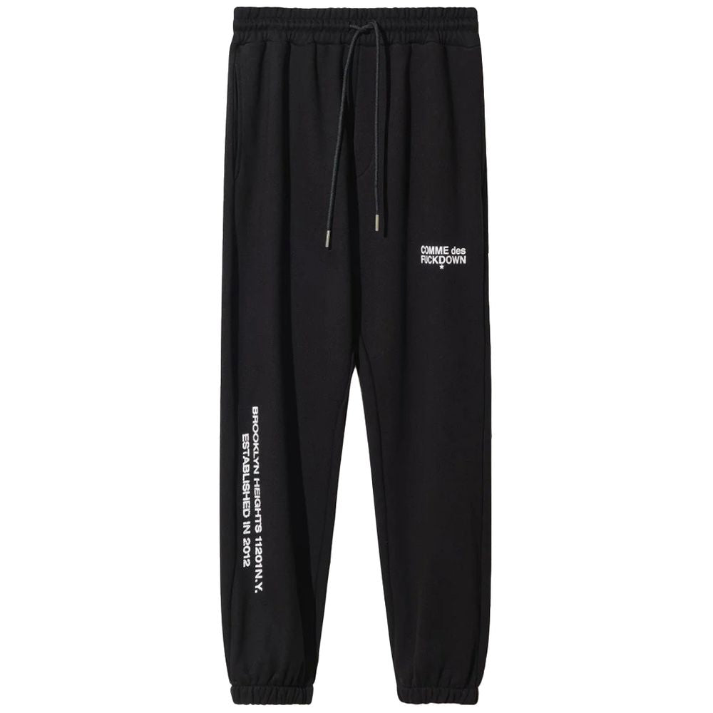 Comme Des Fuckdown Black Cotton Jeans & Pant Comme Des Fuckdown Black