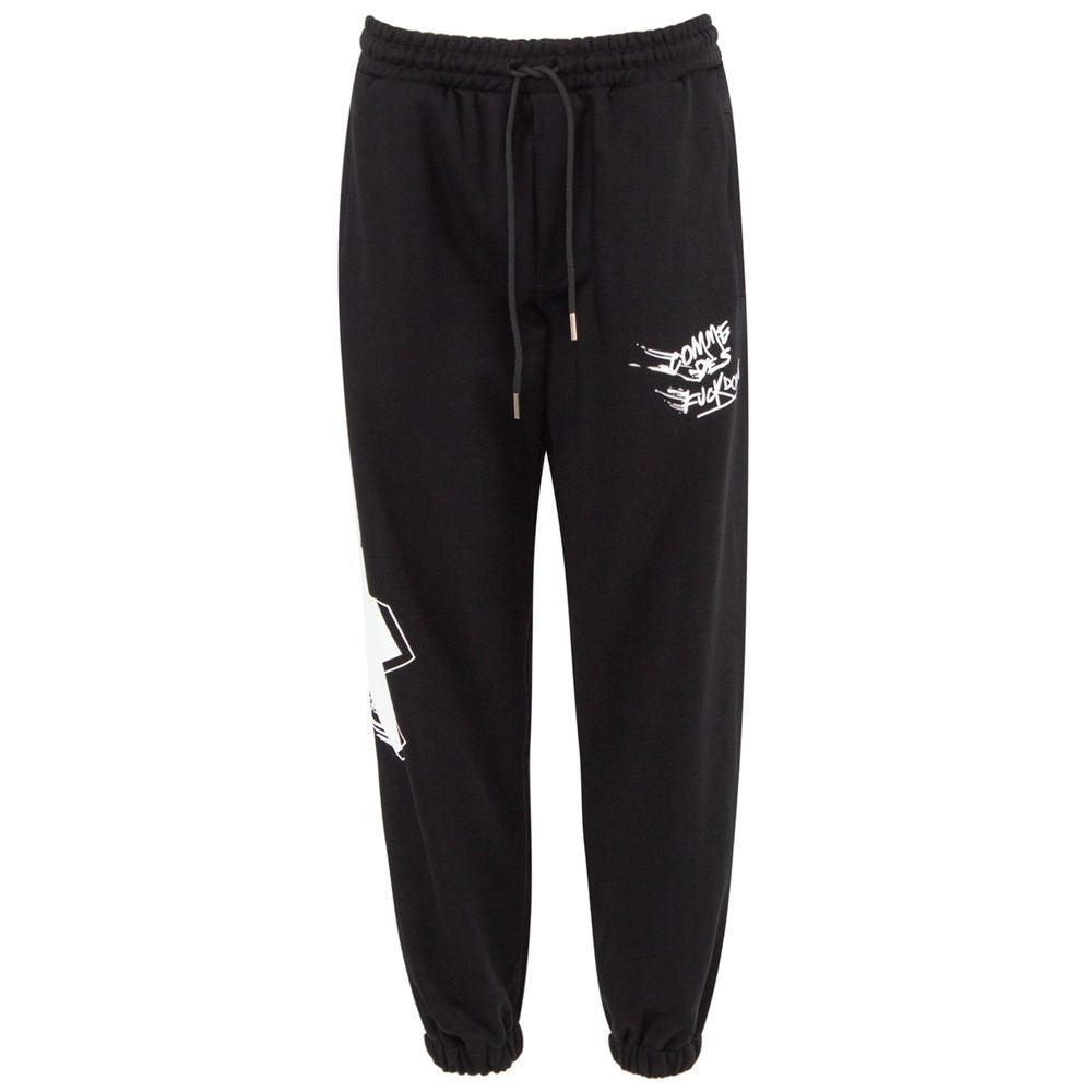 Comme Des Fuckdown Black Cotton Men Sweatpant Comme Des Fuckdown Black