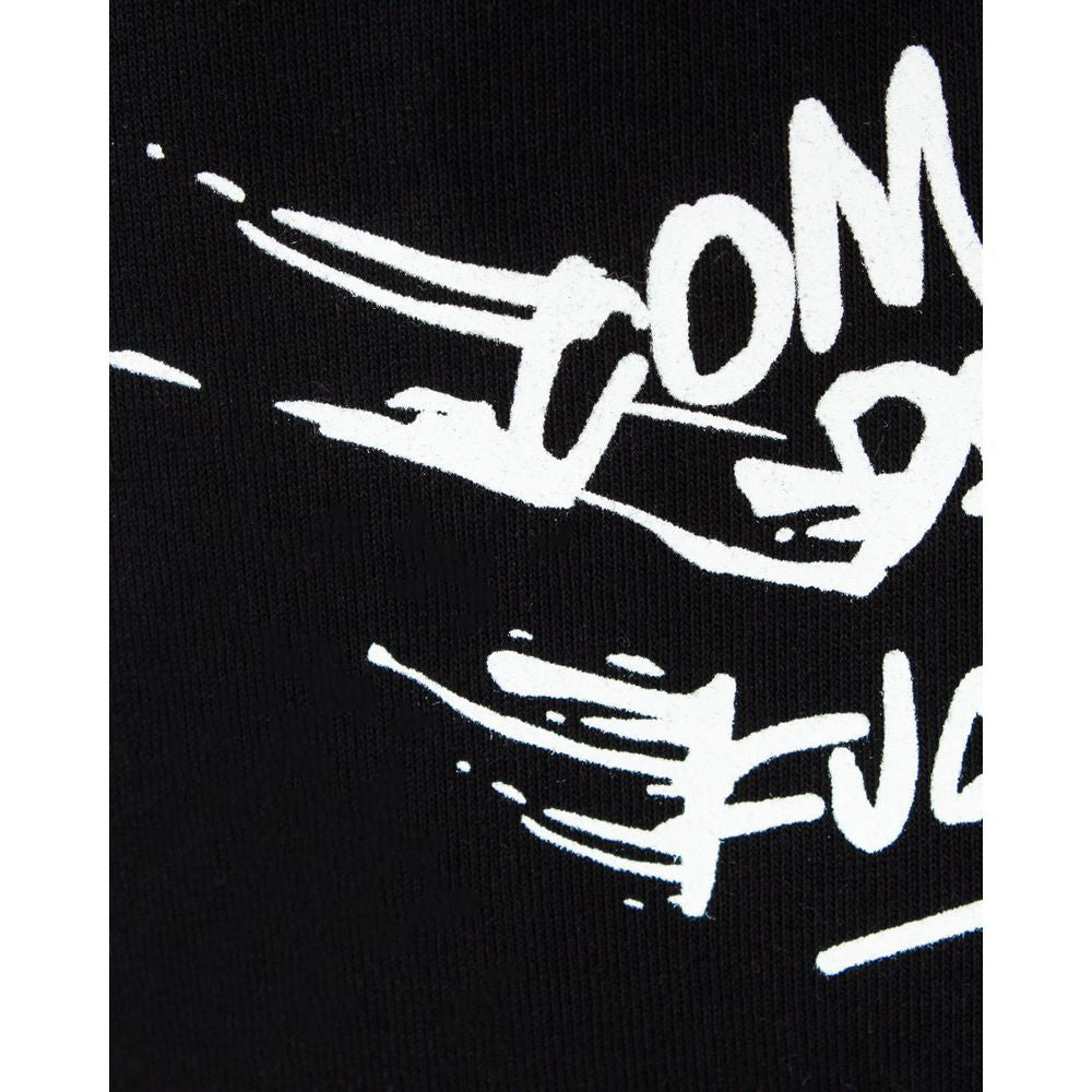 Comme Des Fuckdown Black Cotton Men Sweatpant Comme Des Fuckdown White Smoke