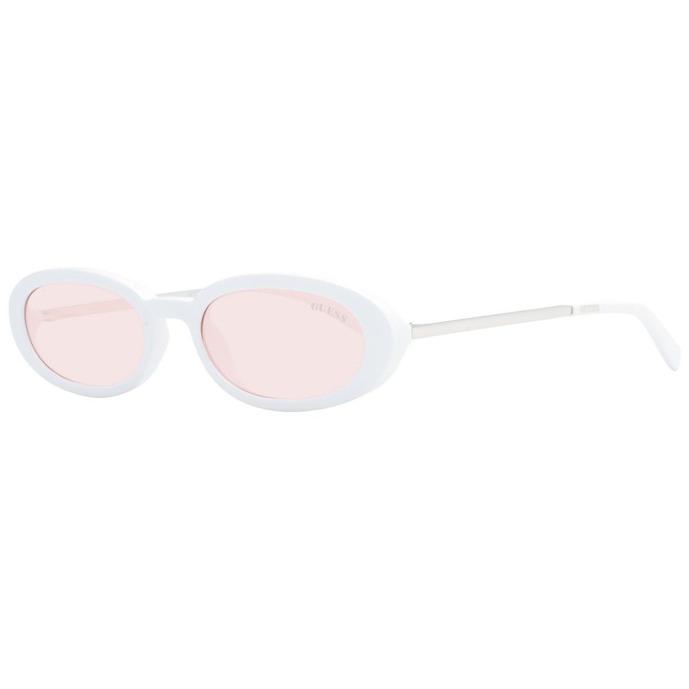 Guess White Unisex Sunglasses Guess Misty Rose