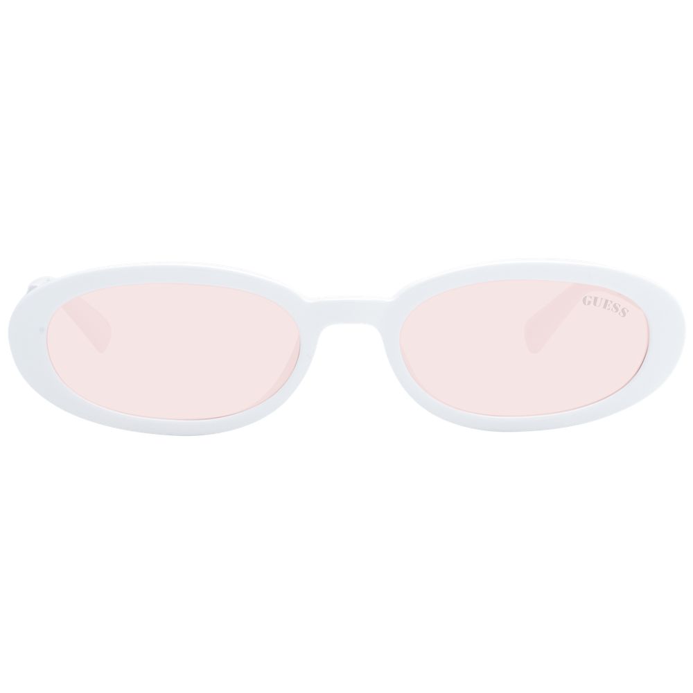 Guess White Unisex Sunglasses Guess Misty Rose