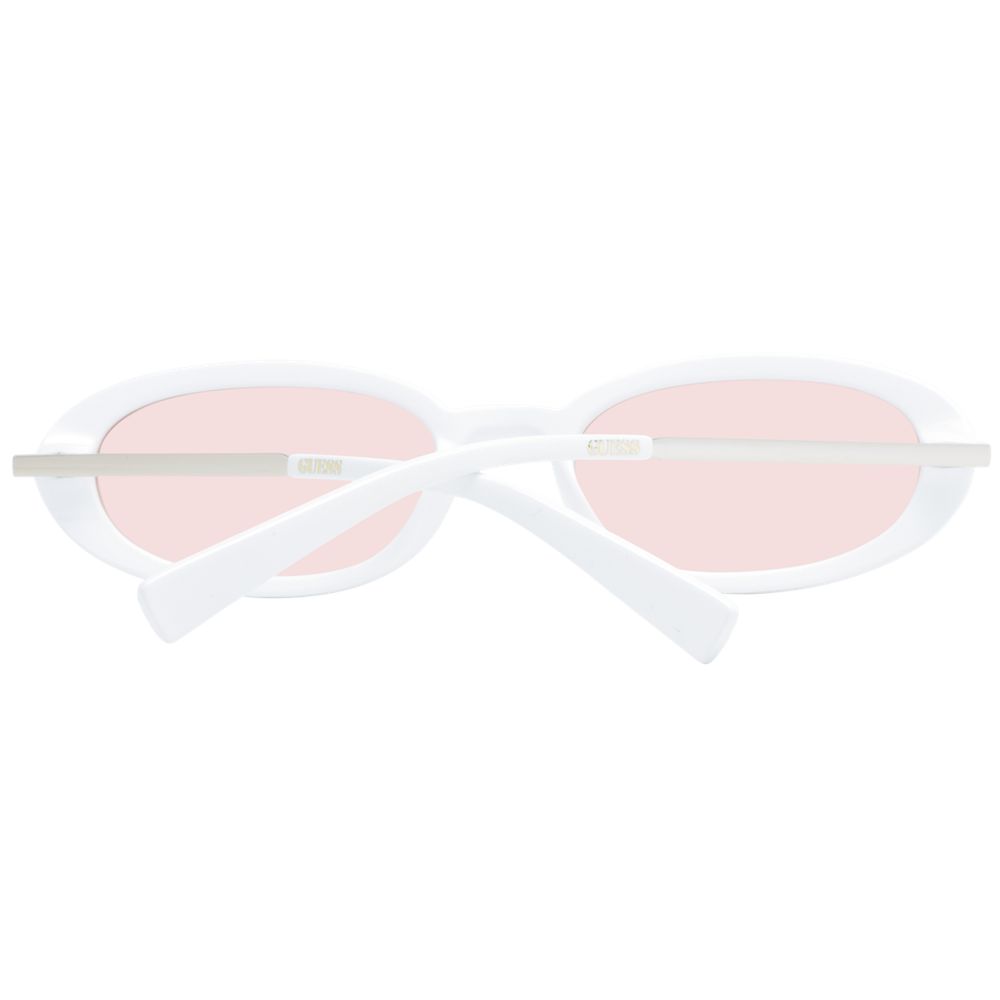 Guess White Unisex Sunglasses Guess Misty Rose