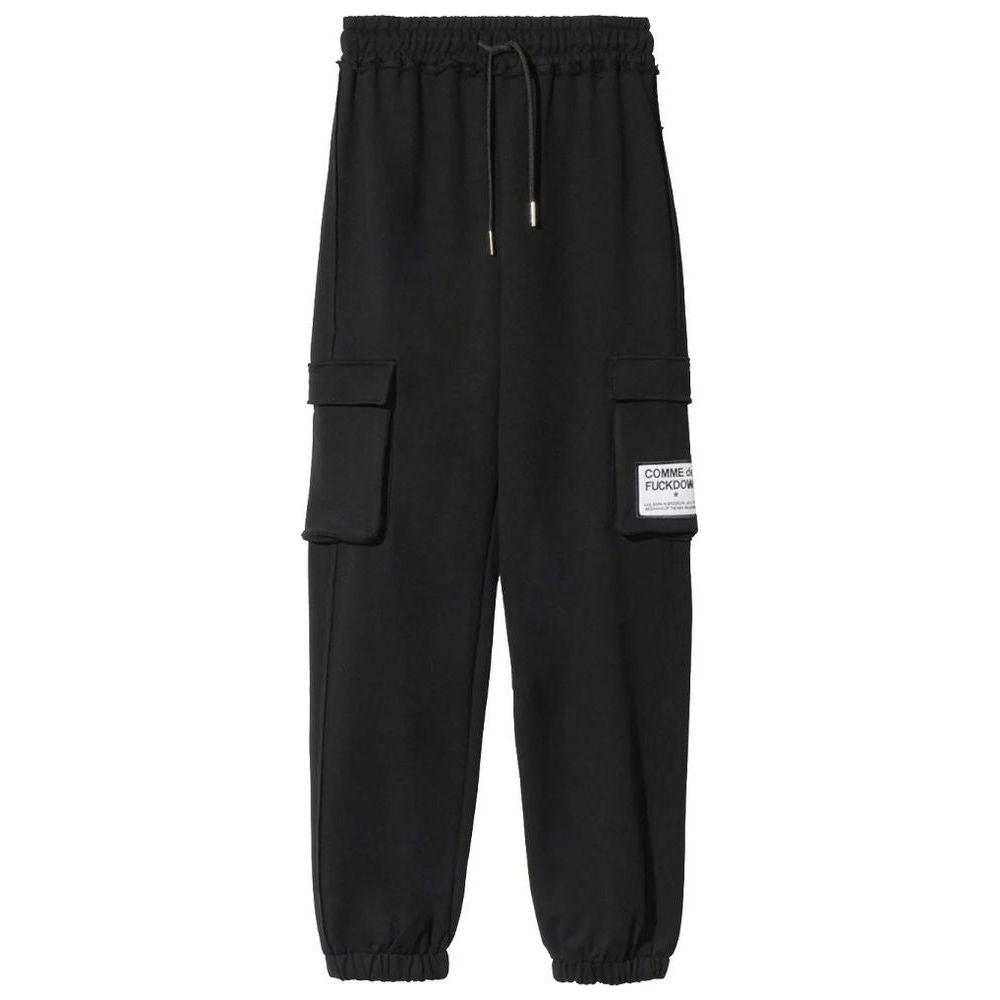 Comme Des Fuckdown Black Cotton Jeans & Pant Comme Des Fuckdown Black