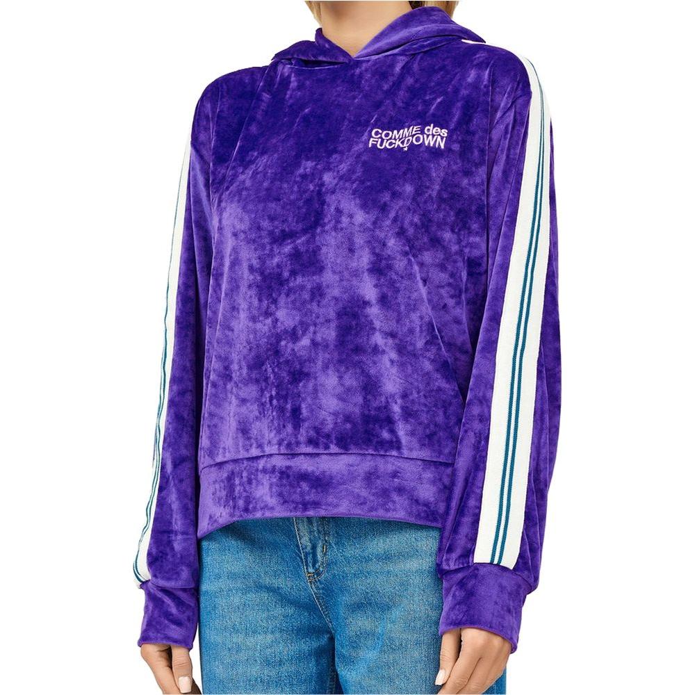 Comme Des Fuckdown Purple Polyester Sweater Comme Des Fuckdown Dark Slate Blue