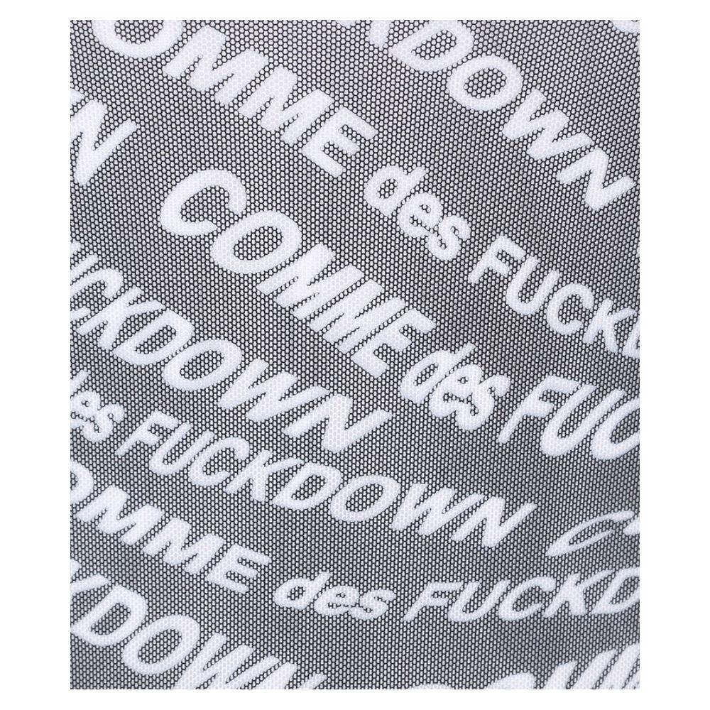 Comme Des Fuckdown Black Polyester Tops & T-Shirt Comme Des Fuckdown Light Gray
