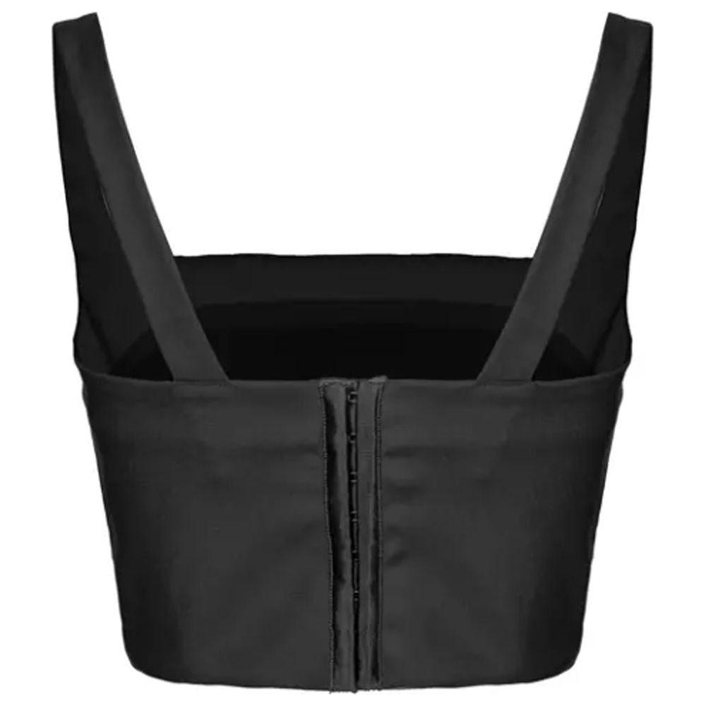 PINKO Black Polyester Tops & T-Shirt PINKO Dark Slate Gray
