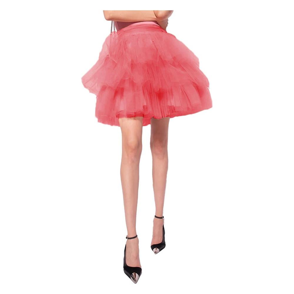 PINKO Pink Nylon Skirt PINKO Light Coral