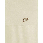 Yes Zee White Viscose Dress YE-13723-XS