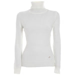 Yes Zee White Viscose Sweater YE-13714-S