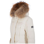 Yes Zee White Nylon Jackets & Coat YE-13697-XS