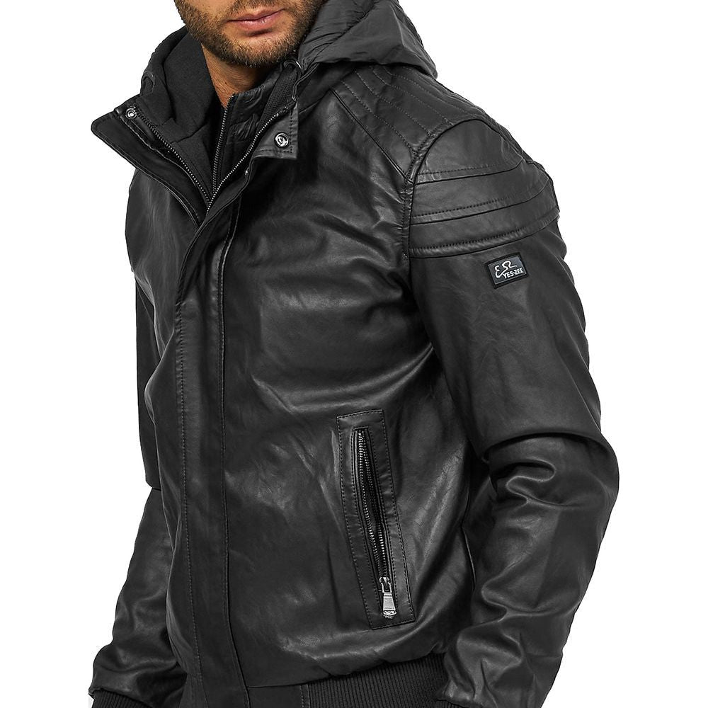Yes Zee Black Polyethylene Jacket Yes Zee Dark Slate Gray