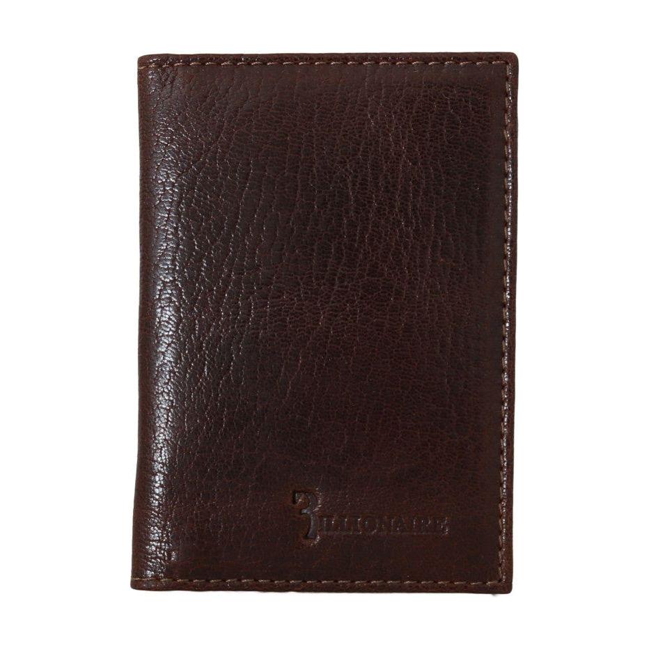 Billionaire Italian Couture Elite Moro Leather Men's Wallet Wallet Billionaire Italian Couture Black