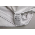 Dolce & Gabbana White Cotton Round Neck Short Sleeves T-shirt TSH86523-46