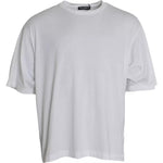 Dolce & Gabbana White Cotton Round Neck Short Sleeve T-shirt TSH86325-60
