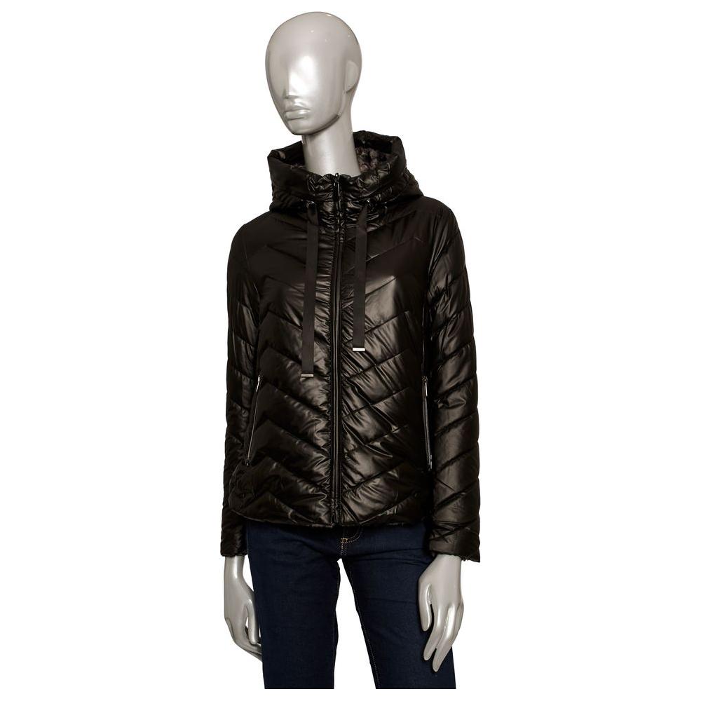 Baldinini Trend Black Polyester Women Jacket Baldinini Trend Black