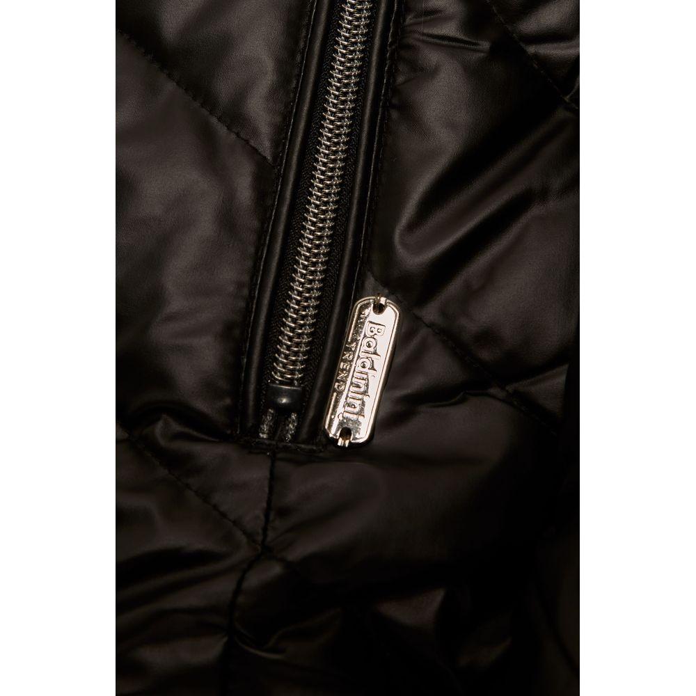Baldinini Trend Black Polyester Women Jacket Baldinini Trend Black
