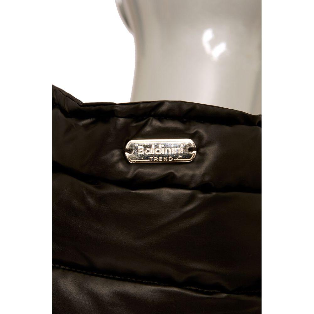 Baldinini Trend Black Polyester Women Jacket Baldinini Trend Gray