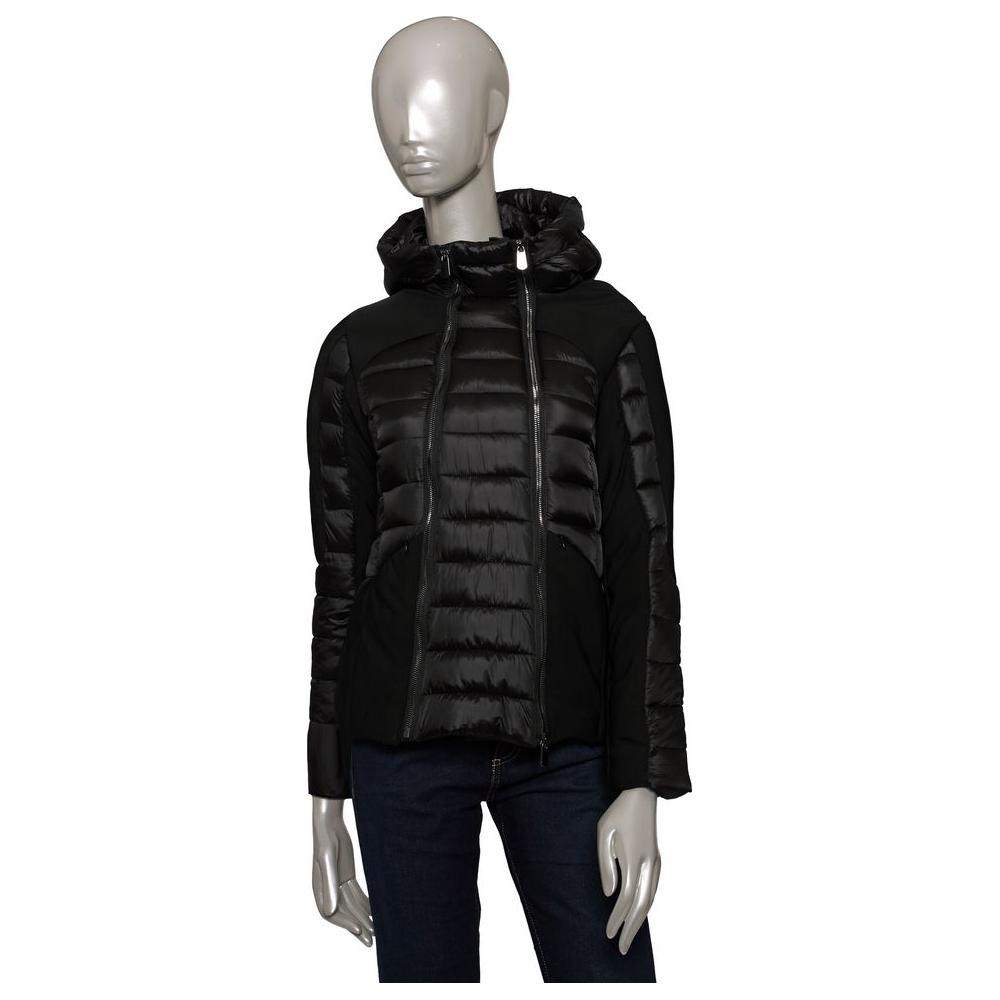 Baldinini Trend Black Polyester Women Jacket Baldinini Trend Black