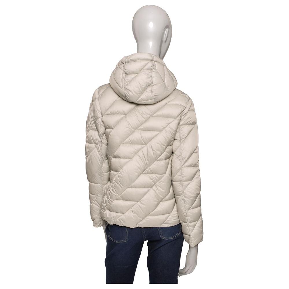 Baldinini Trend Silver Polyester Women Jacket Baldinini Trend Gray