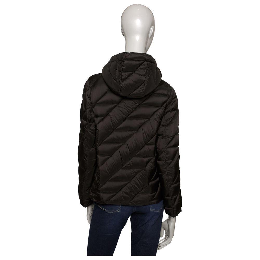 Baldinini Trend Black Polyester Women Jacket Baldinini Trend Black