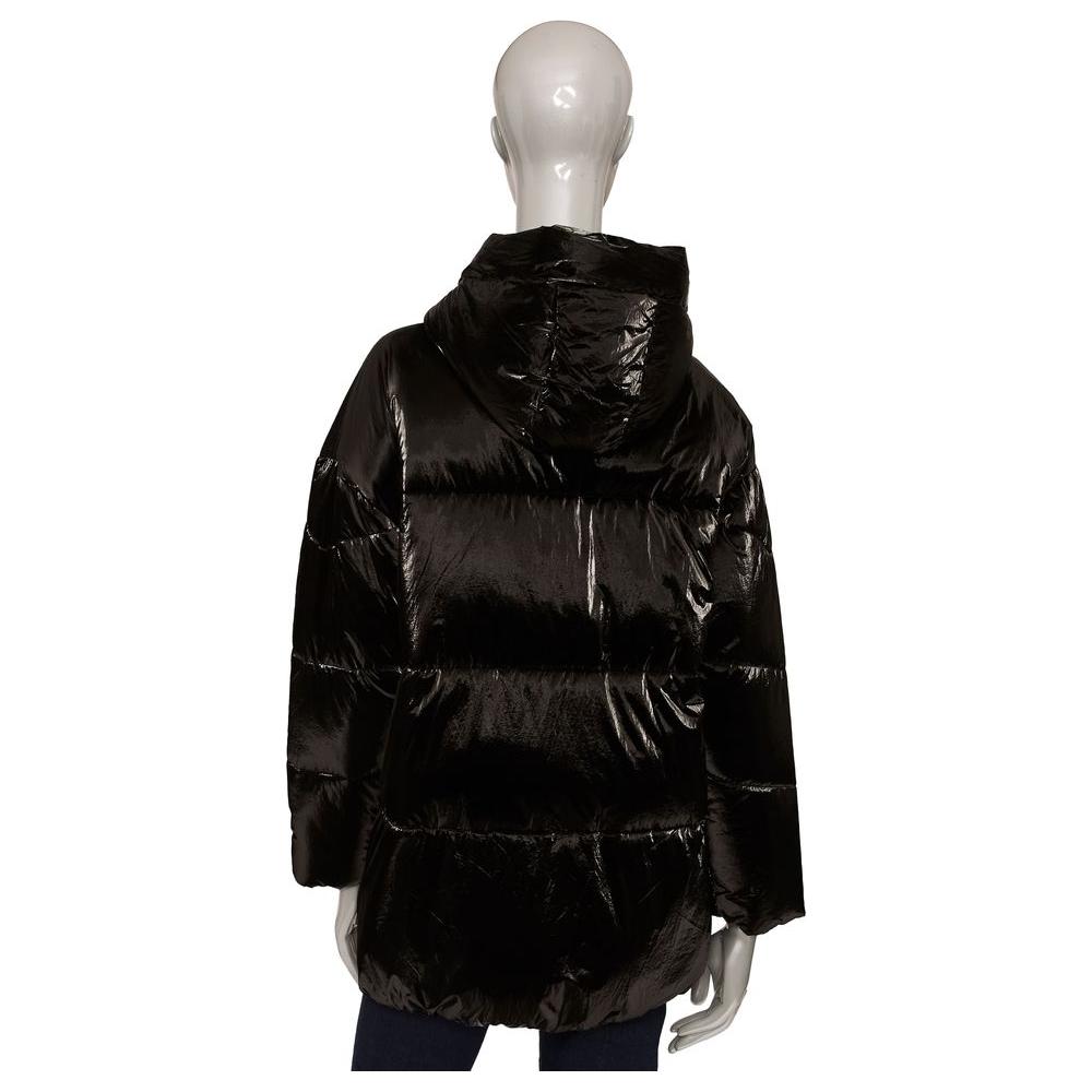Baldinini Trend Black Polyester Women Jacket Baldinini Trend Black