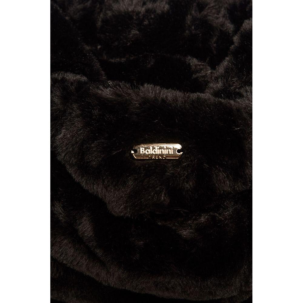 Baldinini Trend Black Polyester Women Jacket Baldinini Trend Black
