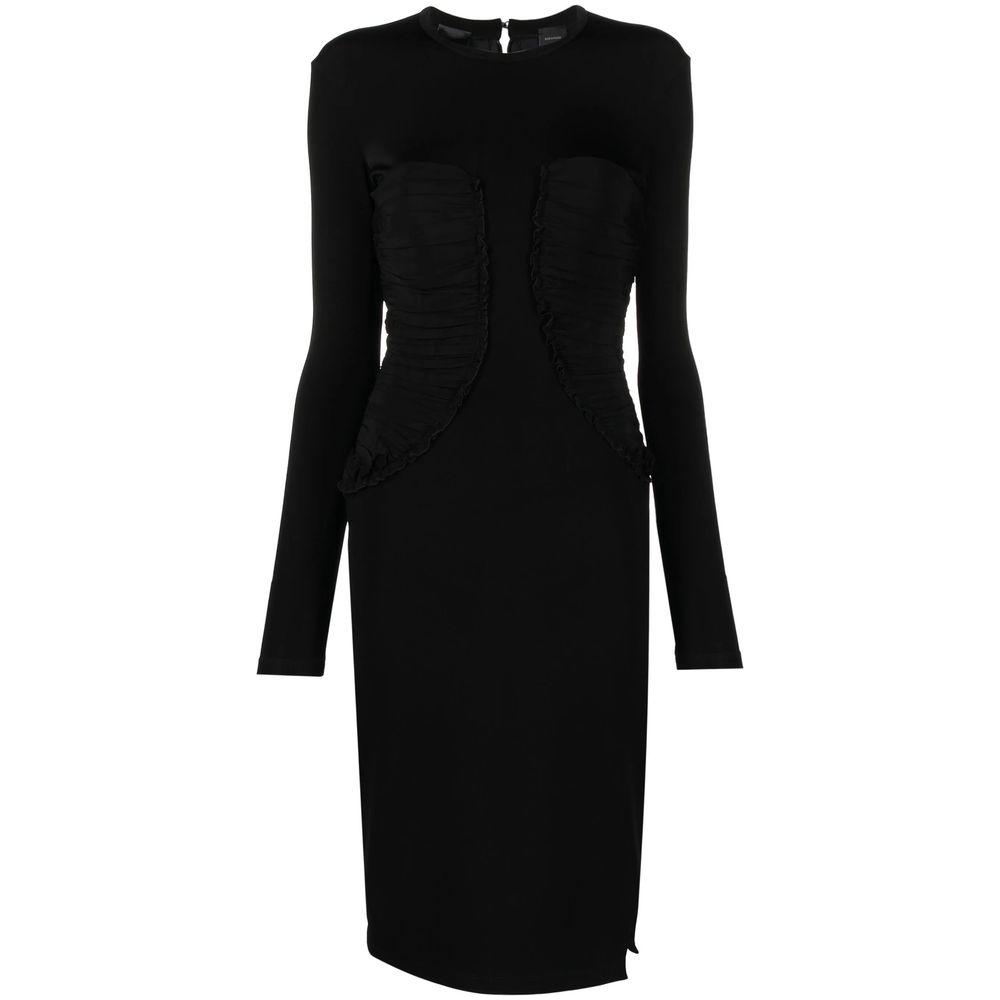 PINKO Black Viscose Dress PINKO Black