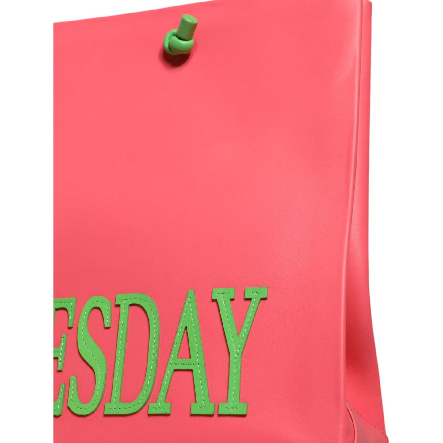 Alberta Ferretti Pink Leather Weekend Wednesday Shopping Tote Bag Alberta Ferretti Salmon