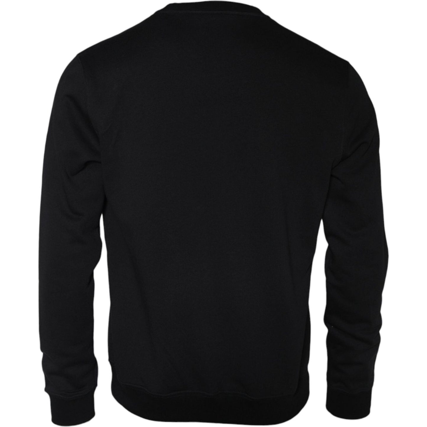 Versace Black Medusa Fleece Cotton Crew Neck Sweatshirt Sweater Versace Black