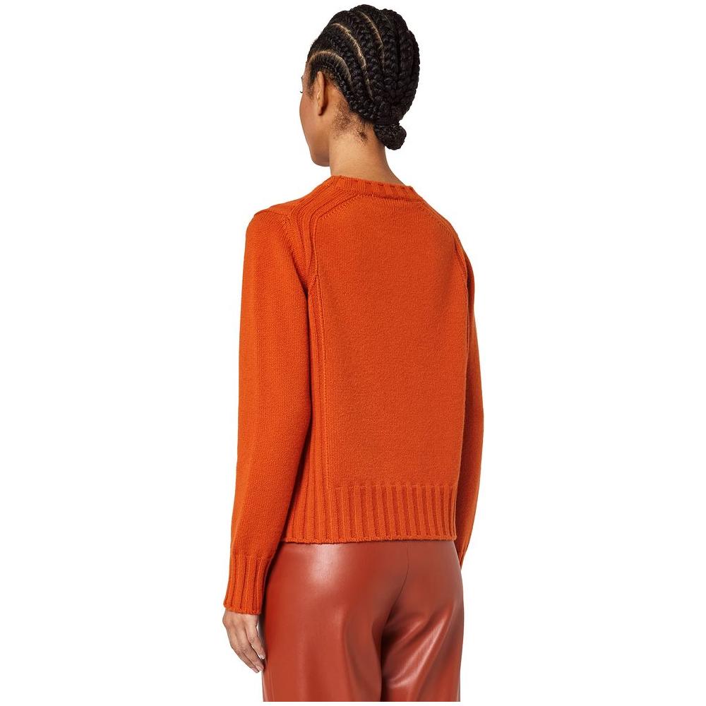 Alpha Studio Orange Cashmere Sweater Alpha Studio Chocolate