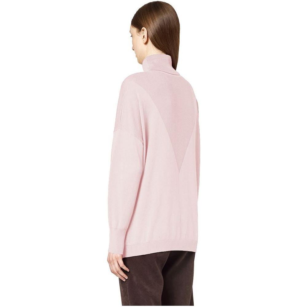 Alpha Studio Pink Silk Sweater Alpha Studio Dark Slate Gray