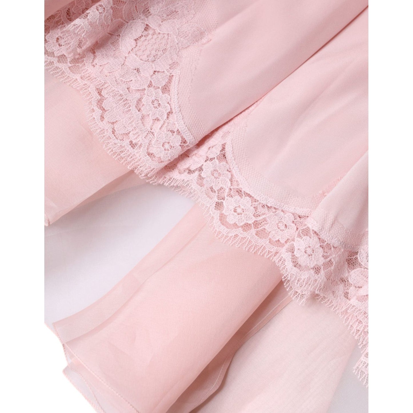 Dolce & Gabbana Pink Silk Strapless Maxi A-line Gown Dress Dolce & Gabbana Thistle