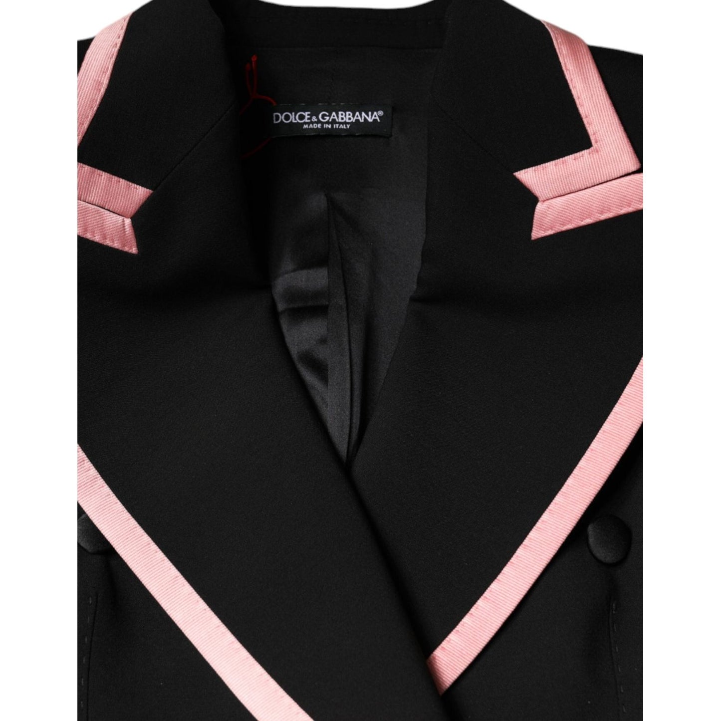 Dolce & Gabbana Black Wool Blend Sleeveless Jumpsuit Dress Dolce & Gabbana Black